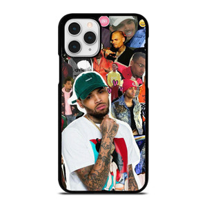 CHRIS BROWN SINGER COLLAGE  iPhone 11 Pro Case Cover