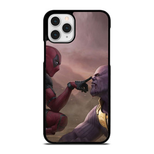DEADPOOL THANOS MARVEL FUNNY iPhone 11 Pro Case Cover DEADPOOL THANOS MARVEL FUNNY iPhone 11 Pro Case Cover