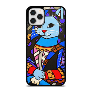 ROMERO BRITTO CAT MONALISA iPhone 11 Pro Case Cover ROMERO BRITTO CAT MONALISA iPhone 11 Pro Case Cover