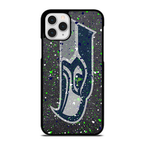 SEATTLE SEAHAWKS SPLASHED LOGO  iPhone 11 Pro Case Cover