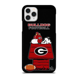 SNOOPY GEORGIA BULLDOGS FOOTBALL  iPhone 11 Pro Case Cover
