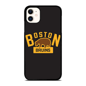 BOSTON BRUINS NHL BEAR SYMBOL iPhone 11 Case Cover BOSTON BRUINS NHL BEAR SYMBOL iPhone 11 Case Cover