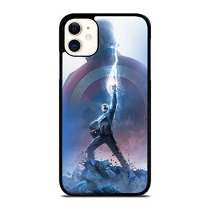 CAPTAIN AMERICA X THOR HAMMER iPhone 11 Case Cover CAPTAIN AMERICA X THOR HAMMER iPhone 11 Case Cover