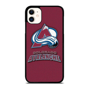 COLORADO AVALANCHE RED CARBON LOGO iPhone 11 Case Cover COLORADO AVALANCHE RED CARBON LOGO iPhone 11 Case Cover
