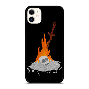 DARK SOULS BONFIRE 8 BIT iPhone 11 Case Cover DARK SOULS BONFIRE 8 BIT iPhone 11 Case Cover