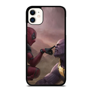 DEADPOOL THANOS MARVEL FUNNY iPhone 11 Case Cover DEADPOOL THANOS MARVEL FUNNY iPhone 11 Case Cover