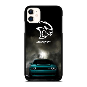 DODGE CHALLENGER SRT CAR EMBLEM  iPhone 11 Case Cover