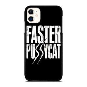 FASTER PUSSYCAT ROCK BAND LOGO iPhone 11 Case Cover FASTER PUSSYCAT ROCK BAND LOGO iPhone 11 Case Cover