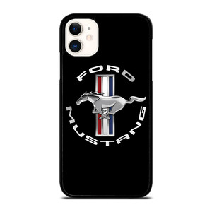 FORD MUSTANG METAL EMBLEM  iPhone 11 Case Cover
