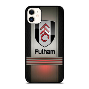 FULHAM FOOTBALL METAL LOGO iPhone 11 Case Cover FULHAM FOOTBALL METAL LOGO iPhone 11 Case Cover