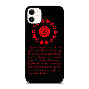 ITACHI UCHIHA SYMBOL QUOTES  iPhone 11 Case Cover
