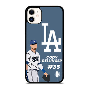 LOS ANGELES DODGERS CODY BELLINGER CARTOON  iPhone 11 Case Cover