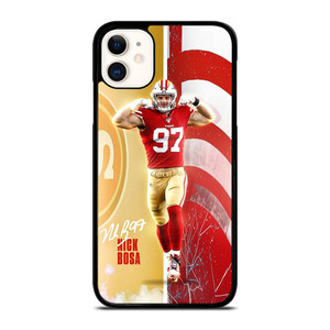 NICK BOSA SAN FRANCISCO 49ERS FOOTBALL iPhone 11 Case Cover NICK BOSA SAN FRANCISCO 49ERS FOOTBALL iPhone 11 Case Cover