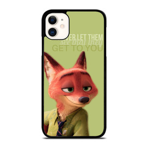 NICK WILDE DISNEY ZOOTOPIA iPhone 11 Case Cover NICK WILDE DISNEY ZOOTOPIA iPhone 11 Case Cover