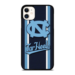 NORTH CAROLINA TAR HEELS STRIPE LOGO iPhone 11 Case Cover NORTH CAROLINA TAR HEELS STRIPE LOGO iPhone 11 Case Cover