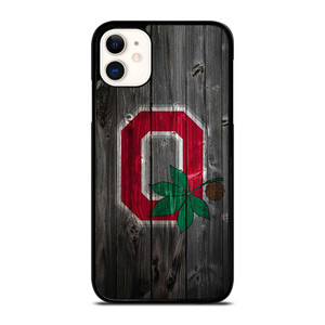 OHIO STATE BUCKEYES LOGO WOOD  iPhone 11 Case Cover