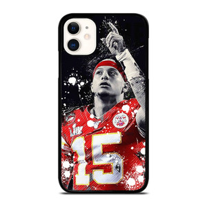 PATRICK MAHOMES KANSAS CITY CHIEF ART iPhone 11 Case Cover PATRICK MAHOMES KANSAS CITY CHIEF ART iPhone 11 Case Cover