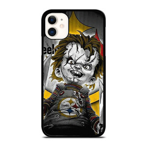 PITTSBURGH STEELERS CHUCKY DOLL iPhone 11 Case Cover PITTSBURGH STEELERS CHUCKY DOLL iPhone 11 Case Cover