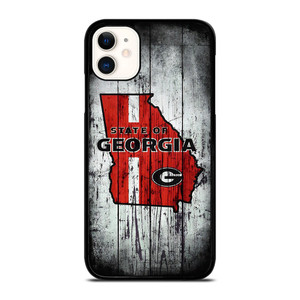 STATE OF GEORGIA WOOD SIGN iPhone 11 Case Cover STATE OF GEORGIA WOOD SIGN iPhone 11 Case Cover
