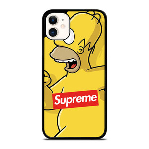 SUPREME HOMER SIMPSONS NUDE  iPhone 11 Case Cover