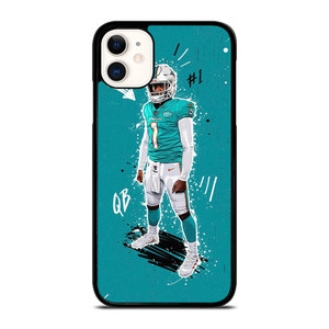 TUA TAGOVAILOA MIAMI DOLPHINS FOOTBALL  iPhone 11 Case Cover TUA TAGOVAILOA MIAMI DOLPHINS FOOTBALL  iPhone 11 Case Cover