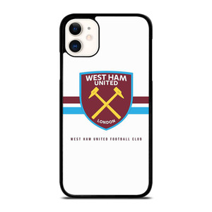 WEST HAM UNITED FOOTBALL CLUB LONDON iPhone 11 Case Cover WEST HAM UNITED FOOTBALL CLUB LONDON iPhone 11 Case Cover