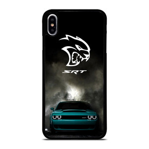 DODGE CHALLENGER SRT CAR EMBLEM iPhone XS Max Case Cover DODGE CHALLENGER SRT CAR EMBLEM iPhone XS Max Case Cover