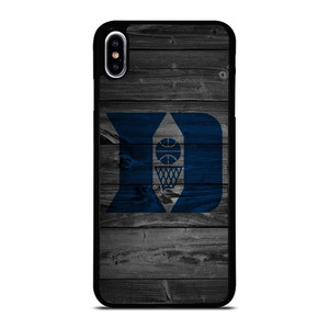 DUKE BLUE DEVILS BASKETBALL WOOD LOGO  iPhone XS Max Case Cover