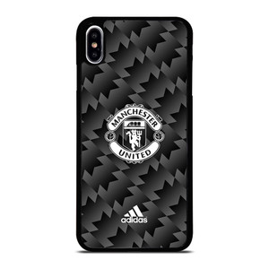 MANCHESTER UNITED ADIDAS BLACK KIT iPhone XS Max Case Cover MANCHESTER UNITED ADIDAS BLACK KIT iPhone XS Max Case Cover