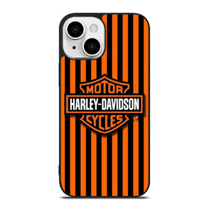HARLEY DAVIDSON MOTOR CYCLES ORANGE STRIPE iPhone 13 Mini Case Cover HARLEY DAVIDSON MOTOR CYCLES ORANGE STRIPE iPhone 13 Mini Case Cover