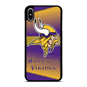 MINNESOTA VIKINGS GLITTER LOGO  iPhone XS Max Case Cover