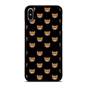 MOSCHINO TOY BEAR PATTERN  iPhone XS Max Case Cover
