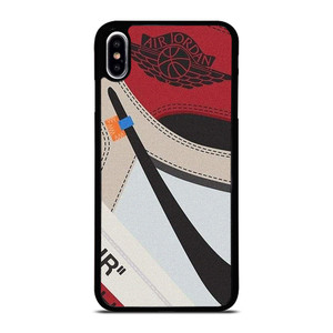 NIKE AIR JORDAN 1 HIGH OFF WHITE  iPhone XS Max Case Cover