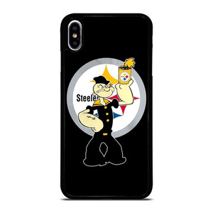 PITTSBURGH STEELERS FOOTBALL POPEYE CARTOON  iPhone XS Max Case Cover
