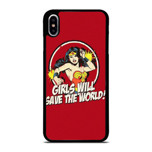 WONDER WOMAN CARTOON BADGE  iPhone XS Max Case Cover