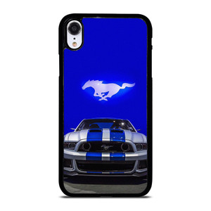 FORD MUSTANG BLUE LOGO iPhone XR Case Cover FORD MUSTANG BLUE LOGO iPhone XR Case Cover