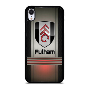 FULHAM FOOTBALL METAL LOGO iPhone XR Case Cover FULHAM FOOTBALL METAL LOGO iPhone XR Case Cover