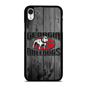 GEORGIA BULLDOGS WOOD LOGO  iPhone XR Case Cover
