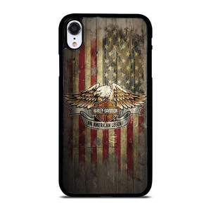 HARLEY DAVIDSON MOTORCYCLES USA WOOD LOGO  iPhone XR Case Cover