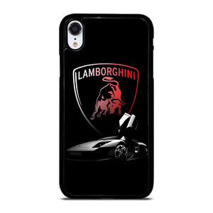 LAMBORGHINI CAR LOGO SILHOUETTE  iPhone XR Case Cover LAMBORGHINI CAR LOGO SILHOUETTE  iPhone XR Case Cover