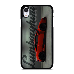 LAMBORGHINI HURACAN RED LOGO iPhone XR Case Cover LAMBORGHINI HURACAN RED LOGO iPhone XR Case Cover
