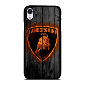 LAMBORGHINI WOOD LOGO  iPhone XR Case Cover LAMBORGHINI WOOD LOGO  iPhone XR Case Cover