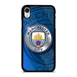 MANCHESTER CITY METAL LOGO iPhone XR Case Cover MANCHESTER CITY METAL LOGO iPhone XR Case Cover