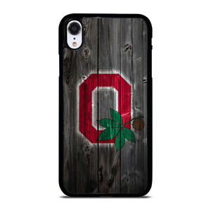 OHIO STATE BUCKEYES LOGO WOOD iPhone XR Case Cover OHIO STATE BUCKEYES LOGO WOOD iPhone XR Case Cover