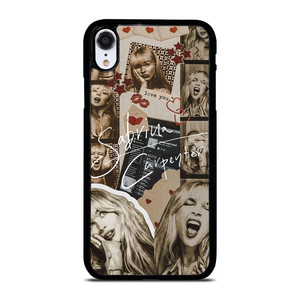 SABRINA CARPENTER BROWN COLLAGE  iPhone XR Case Cover