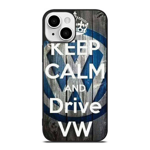 KEEP CALM AND DRIVE VOLKWAGEN VW iPhone 13 Mini Case Cover KEEP CALM AND DRIVE VOLKWAGEN VW iPhone 13 Mini Case Cover