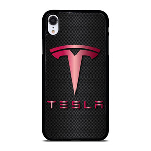 TESLA RED CARBON iPhone XR Case Cover TESLA RED CARBON iPhone XR Case Cover
