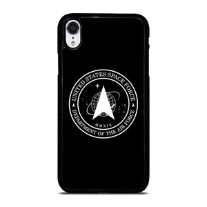 UNITED STATES SPACE FORCE BLACK  iPhone XR Case Cover