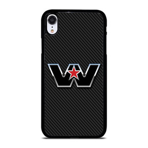 WESTERN STAR TRUCKS CARBON LOGO  iPhone XR Case Cover WESTERN STAR TRUCKS CARBON LOGO  iPhone XR Case Cover
