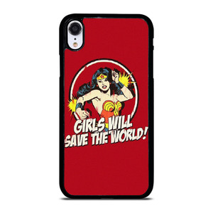 WONDER WOMAN CARTOON BADGE  iPhone XR Case Cover WONDER WOMAN CARTOON BADGE  iPhone XR Case Cover